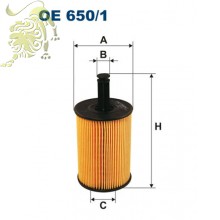 OE650/1 FILTRON Фильтр масляный AUDI/VW/SEAT/SKODA Fabia (RD.1430WL7296) OE650/1 FILTRON Фильтр масляный AUDI/VW/SEAT/SKODA Fabia (RD.1430WL7296)